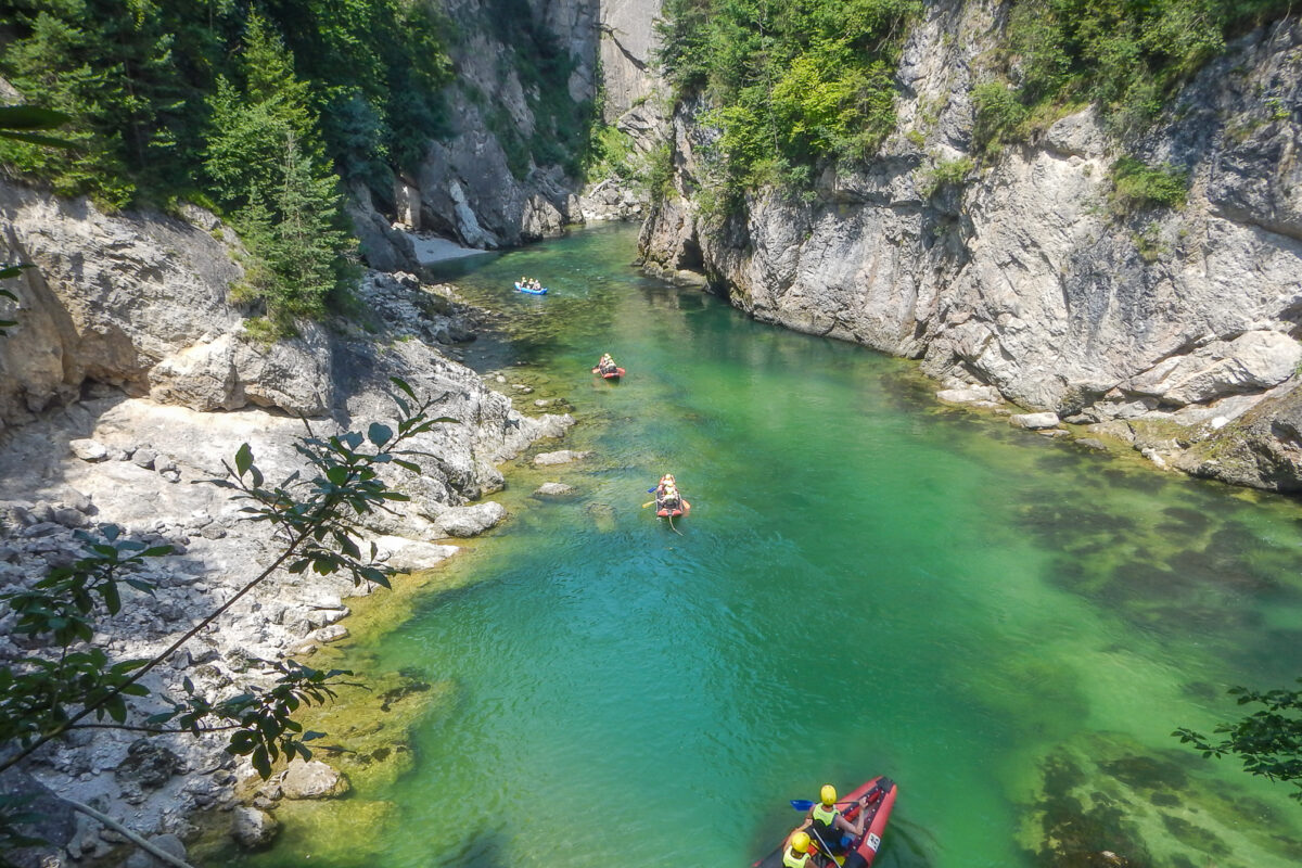 Kanufahrt durch die Steyrschlucht