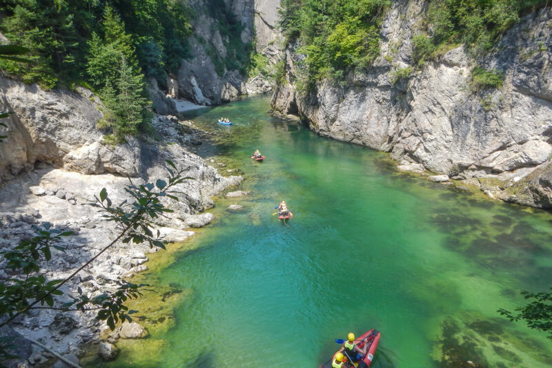 Kanufahrt durch die Steyrschlucht