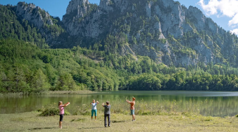 Laudachsee am Fuße des Traunstein